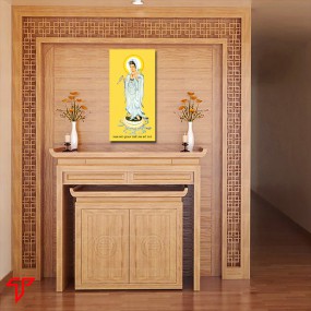 Tranh phật giáo quan thế âm bồ tát